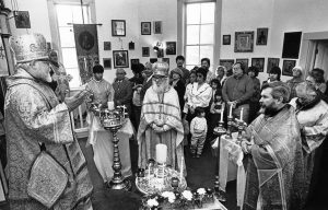 Archbishop Gregory (Afonsky), preaching at St. Nicholas